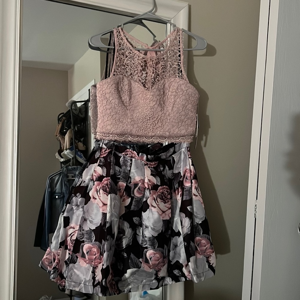 Sequin Hearts Homecoming/ Prom Dress
